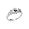 Stainless Steel Heart Rings For Women Zircon Gold Plated Heart Adjustable Ring Femme Wedding Party Accessories Jewelry Gift 2023