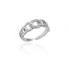 Stainless Steel Heart Rings For Women Zircon Gold Plated Heart Adjustable Ring Femme Wedding Party Accessories Jewelry Gift 2023