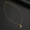 Stainless Steel Necklace   Moon Chain Pendant Simplicity Necklaces For Women Jewelry Accessories Party Charm Gifts