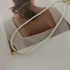 Stainless Steel Necklaces Black Exquisite Minimalist Square Pendant Choker Chains  Necklace For Women Jewelry Party Gifts