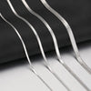 Stainless Steel Necklaces Hot  Unisex Waterproof Filmy Snake Chain Herringbone Choker Men Necklace For Women Jewelry Gift