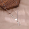 Stainless Steel Necklaces Light   Elegant Delicate Heart Pendant Charm Chain Korean  Necklace For Women Jewelry Gift