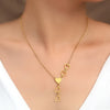 Stainless Steel Necklaces Light   Elegant Delicate Heart Pendant Charm Chain Korean  Necklace For Women Jewelry Gift
