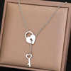 Stainless Steel Necklaces Light   Elegant Delicate Heart Pendant Charm Chain Korean  Necklace For Women Jewelry Gift