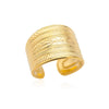 Stainless Steel Rings for Women Aesthetic Sunflower Gold Plated Wedding Couple Ring Jewelry Vintage Accessories