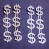 Stone Fans New Long Dollar Earring Retro Jewelry For Women Exaggerated Shiny Letter Rhinestone Earrings Accessories