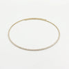 StoneFans Choker Necklaces Torques Collar Women Statement Rhinestone Simple Open Collar Necklace Ladies Party Necklace
