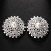 Stonefans 2Pcs Bling Round Chest Nipple Stickers Bra Decorations Elegant Rave Body Jewelry for Women Lingerie Crystal