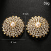 Stonefans 2Pcs Bling Round Chest Nipple Stickers Bra Decorations Elegant Rave Body Jewelry for Women Lingerie Crystal