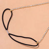 Stonefans 2Pcs/Set Simple Sexy Rhinestone Leg Chain for Women Double Row Beach Thigh Chain Crystal Bikini Body Jewelry