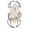 Stonefans AB Crystal Thigh Chain Jewelly for Women Sexy 2024 Rave Bracelet Design Ballroom Bellydance Leg Jewelry Sance