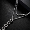 Stonefans Bling Bridal Crystal Rhinestone Round Bracelet Adjustable Bangle Jewelry Accessory Gift for Formal Prom Cocktail Party