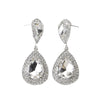 Stonefans Crystal Rhinestone Drop Earrings Pierced Hypoallergenic 2024 Wedding Party Earrings Womens Bridal Jewelry