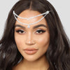 Stonefans Double Layer Hair Clip Accessories for Women Gilrs Headwear Headpiece Dress Lozenge Head Chain Jewelry Indian Party
