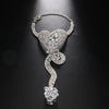 Stonefans Exaggerated Snake Bracelet Decoration 2024 Nightclub Rhinestone Jewelry for Women Rave Party Club Dance Gifts