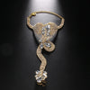 Stonefans Exaggerated Snake Bracelet Decoration 2024 Nightclub Rhinestone Jewelry for Women Rave Party Club Dance Gifts