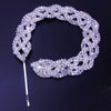 Stonefans Rhinestone Chain Hair pin Clips Accessories for Women Indian Bridal Hair Braid Decoration Wedding Jewlery Gift