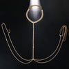 Stonefans Sexy Bikini Chest Chain Necklace Harness Women Summer Party BeachCrystal Waist Body Chains Festival Jewelry