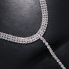 Stonefans Sexy Bikini Chest Chain Necklace Harness Women Summer Party BeachCrystal Waist Body Chains Festival Jewelry