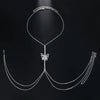 Stonefans Zircon Butterfly Bra Chain Neckalce for Women Summer Beach Bikini Rhinestone Chest Chain Sexy Jewelry Gifts