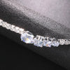 Stonefans Geometry Rhinestone Collar Necklace Jewelry for Women Adjustable Open Collar Elasticity Choker Party Gift