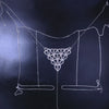 Stonefans Luxury Sexy Heart Rhinestone Bikini Body Chain for Women Multi Layer Crytal Leg Chain Thong Set Body Harness Jewelry