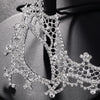 Stonefans Masquerade Masks Elegant Women Sexy Full Face Designer Facial Halloween Fine Carnival Jewelry Custume Party Decoration