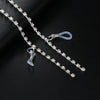 Stonefans Metal Heart Nipple Chain Jewelry with Neck Non Piercing Rhinestone Body Chain Necklace For Women Sexy Festival Outfit