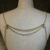 Stonefans Multi Layer Shoulder Chain Necklace Jewelry for Women Bride Multi Layer Rhinestone Shoulder Chain Body Harness Party