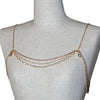 Stonefans Multi Layer Shoulder Chain Necklace Jewelry for Women Bride Multi Layer Rhinestone Shoulder Chain Body Harness Party