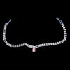 Stonefans Pink Crystal Bra Nipple Chains Non Piercing Erotica Rhinestone Chest Nipple Chain Body Jewelry For Women Goth Festival