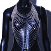 Stonefans Rave Multilayer Chest Chain Top Bikini Outfits for Women Festival Lingerie Tassel Rhinestone Bra Jewelry Dress Party