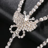 Stonefans Sexy Multi Layer Rhinestone Butterfly Bra Chian for Women Body Chain Bra Necklace Bikini Harness Party Jewelry