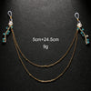 Stonefans Sexy Non Piercing Rhinestone Nipple Bra Chain for Women Crystal Blue Chest Nipple Jewelry Body Chain Accessories Gift