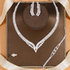 Stonefans Simple Round Crystal Necklace Sets Wedding for Women Bride Accessories Rhinestone Africa Jewelry Set Bridesmaid Gift
