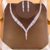 Stonefans Simple Round Crystal Necklace Sets Wedding for Women Bride Accessories Rhinestone Africa Jewelry Set Bridesmaid Gift