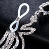 Stonefans Snake Nipple Chain Slave Bikini Accessories for Women Body Jewelry Bra Lingerie Chest Harness Rhinestone Sexy Crystal
