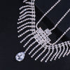 Stonefans Tassel Head Chain Jewelry Indian Girl Rhinestone Cross 2024 New Pendant Hat Accessories Designer Gifts