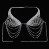 Stonefans Tassel Underwear Rhinestone Bra Chain Harness for Women Sexy Crystal Bikini Bra and Thong Sets Body Jewelry