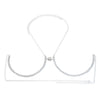 Stonefans Trendy Coin Chest Bracket Bra Chain Necklace for Women Underwear Sexy Crystal Body Chain Jewelry Bikini Lingerie Gifts