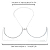 Stonefans Trendy Coin Chest Bracket Bra Chain Necklace for Women Underwear Sexy Crystal Body Chain Jewelry Bikini Lingerie Gifts