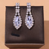 Stonefans Vintage Luxury Horse Eye Crystal Earrings Set Wholesale Rhinestone Flower Necklace Bridal Jewelry Sets Wedding Gift