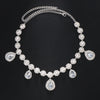Stonefans Water Drop Pendant Head Chain Jewelry Bridal Rhinestone Headband 2022 Forehead Headpiece Wedding Indian Girls
