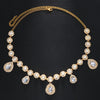 Stonefans Water Drop Pendant Head Chain Jewelry Bridal Rhinestone Headband 2022 Forehead Headpiece Wedding Indian Girls