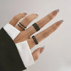 The Tide Cool Ring Set Female Korean Ring Ring Net Red Jewelry Not Fade Color Ring Cold Wind Hip Hop Index Finger Ring