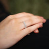 Tiny Delicate Micro Pave Zircon Rings For Women Trendy Chic Crystal Daily Dating Women's Stackable Ring  Jewelry R133