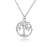 Tree of Life Necklace for Women Stainless Steel Long Chain Pendants Necklaces  Trend Choker Aesthetic Jewelry collares mujer