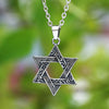 Trendy 2023 New 316L Stainless Steel Star With Pattern Pendant Necklace Choker Vintage For Man Women Couple Gift