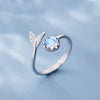 Trendy Minimalist Gold Color Cross Rings Geometric Double Layer Open Adjustable Finger Ring For Women Party Wedding Jewelry Gift