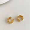 Trendy Modern Jewelry Irregular Line Water Drop Earrings Back Front Dangle Teardrop Earrings for Women Party Gifts